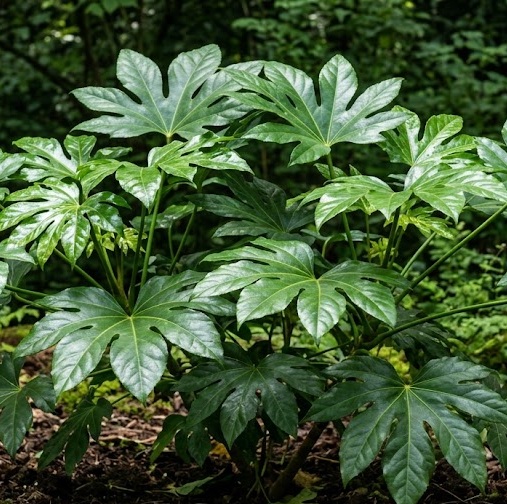 Japanese Aralia (Fatsia japonica)