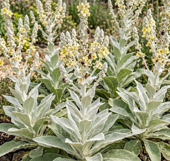 Giant Silver Mullein (Verbascum Bombyciferum)
